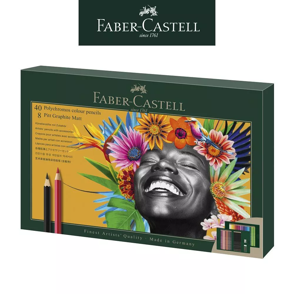 【Faber-Castell】藝術家級油性色鉛筆&亞光素描鉛筆套組 共50件入 台灣輝柏✿50B004
